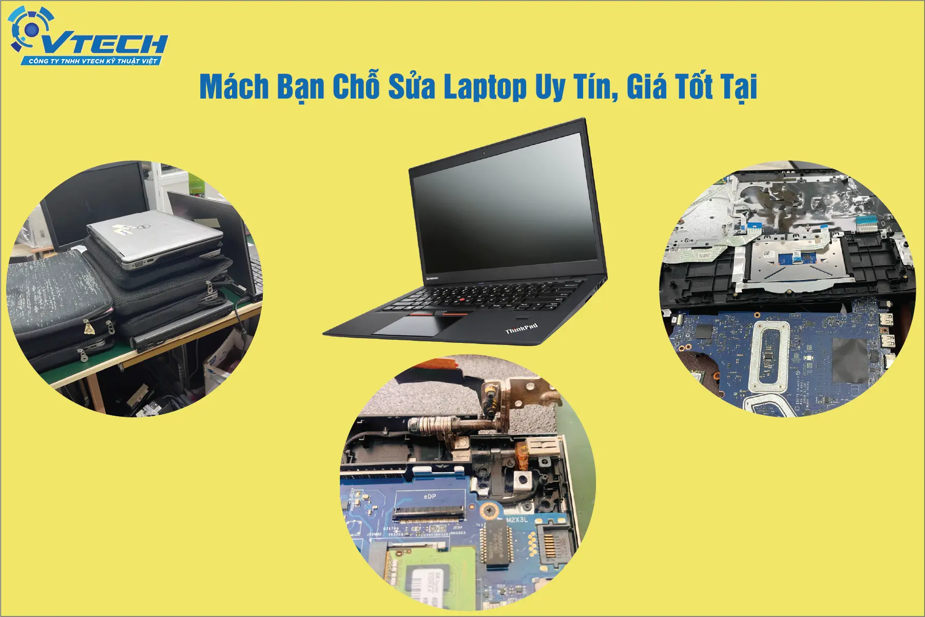 Mách Bạn Chỗ Sửa Laptop Uy Tín, Giá Tốt Tại TPHCM