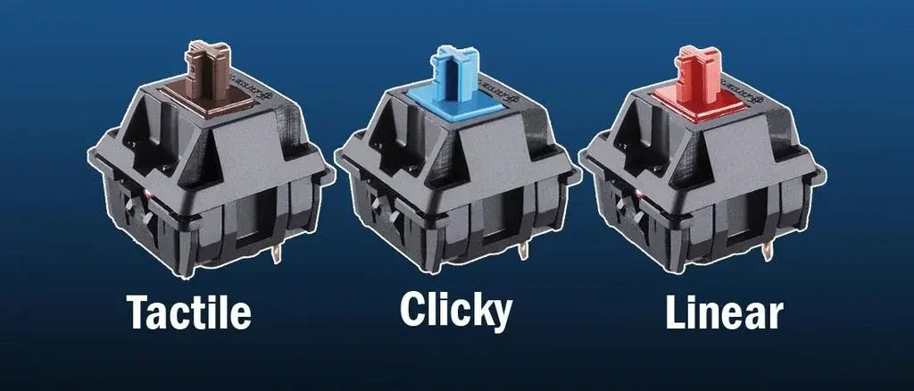 3 loại switch của bàn phím cơ