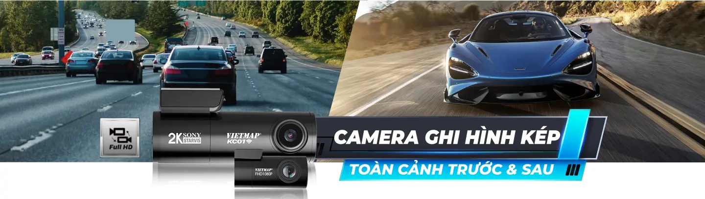 CAMERA GHI HÌNH KÉP TOÀN CẢNH TRƯỚC & SAU