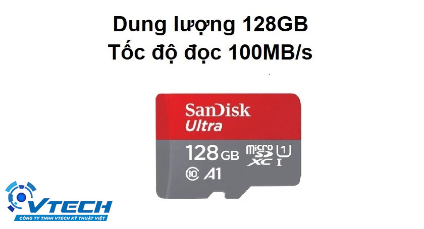 Thẻ nhớ Micro 128GB Sandisk