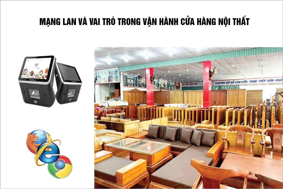 Mạng LAN và vai trò trong vận hành cửa hàng nội thất
