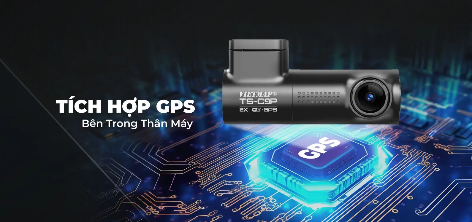 Tích hợp GPS trong thân máy