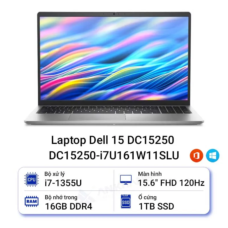 Laptop Dell 15 DC15250 DC15250-i7U161W11SLU