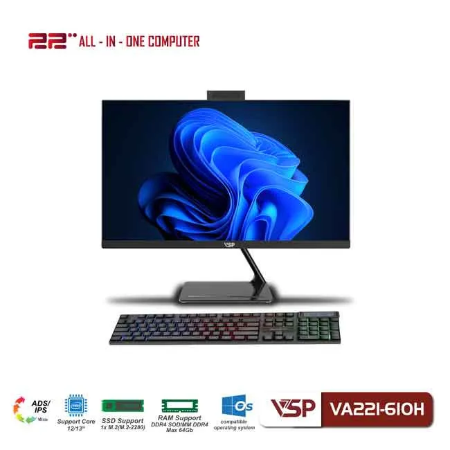 Máy tính để bàn VSP All in One VA221-610H (21.45