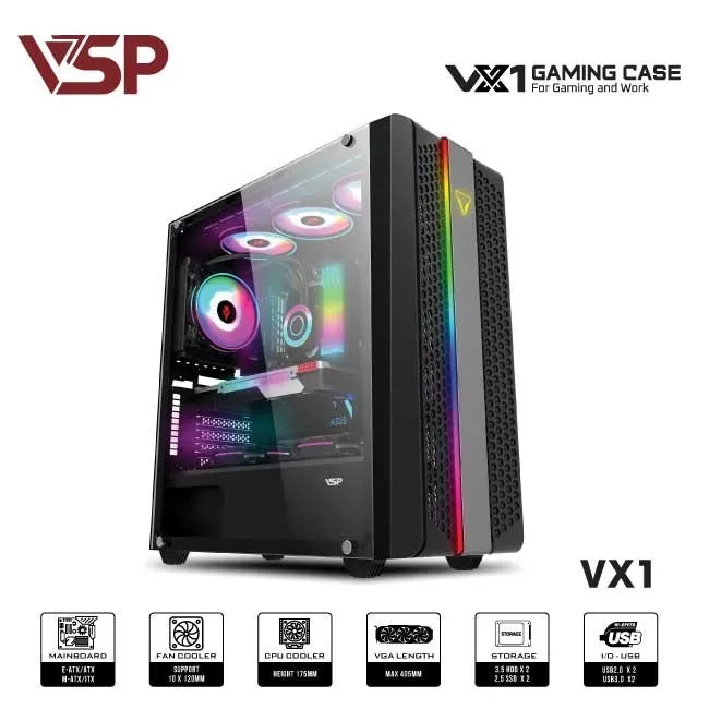 VX1 - Vỏ Case Chuyên Workstation và Gaming VSP VX1