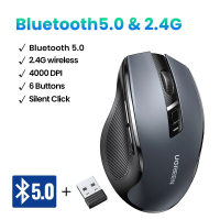 Chuột không dây Bluetooth 5.0 và Wireless 2.4G Ugreen 15508