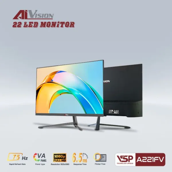 Màn hình AIVISION A221FV 21.5 inch, Full HD