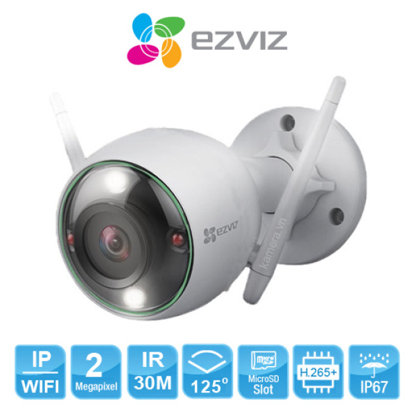 7594 - Camera Ezviz Wi-Fi C3N thông minh ngoài trời - 2