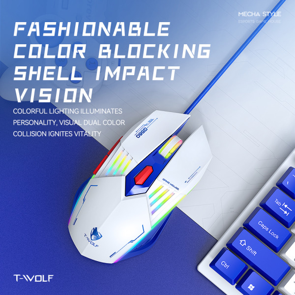 G560 - Mouse T - Wolf G560 Gaming Có Dây Cổng Usb - 2