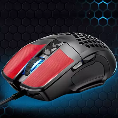 M4 - Mouse T - Wolf M4 BLACK PINK Gaming LED - 2