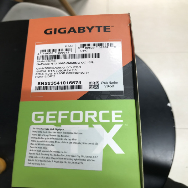 N3060WF2OC -12GD - Card màn hình Gigabyte GeForce RTX 3060 WINDFORCE OC 12GB (N3060WF2OC -12GD) - 2