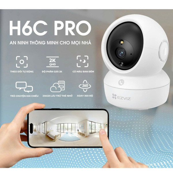 H6C-3MP - Camera WiFi quay quét EZVIZ H6c Pro 2K 3MP - 2