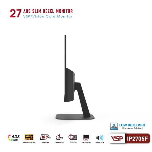 IP2705F - Màn hình máy tính văn phòng IP2705F - ADS IPS - 100Hz - 2
