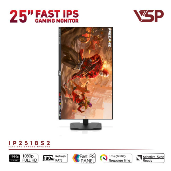 IP2518S2 - Màn hình VSP Gaming IP2518S2 (25inch Fast IPS FHD 180Hz 1ms FreeSync Adaptive-Sync) - 5