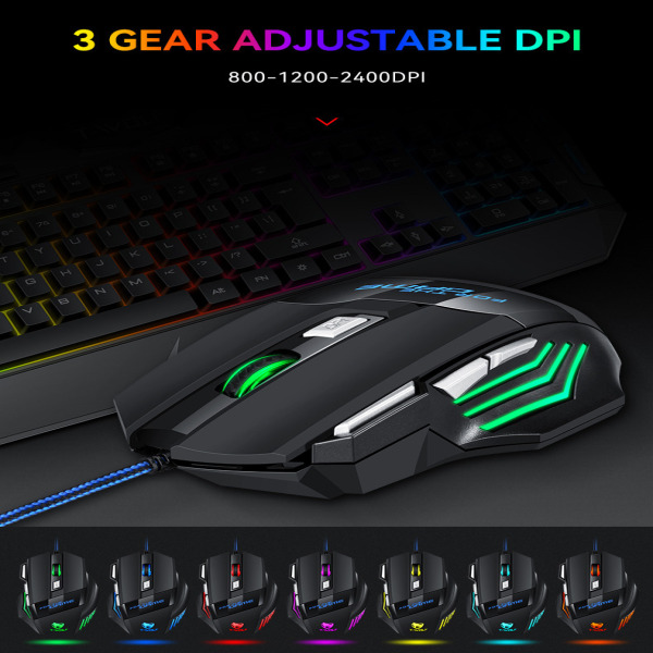 TF390 GAMING - Combo Keyboard + Mouse T-Wolf TF390 Gaming - 5