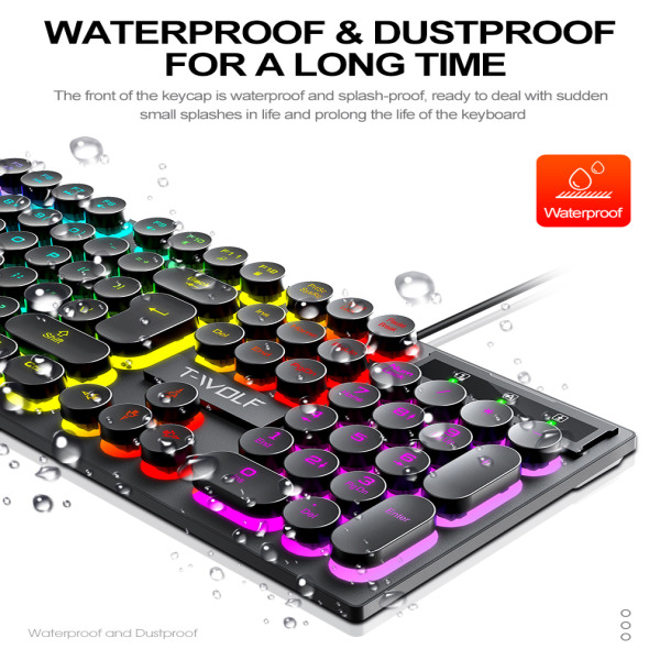 TF270 - Combo Keyboard + Mouse T-WOLF TF270 LED USB - 4