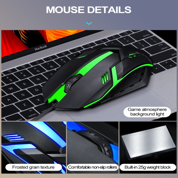 TF270 - Combo Keyboard + Mouse T-WOLF TF270 LED USB - 7