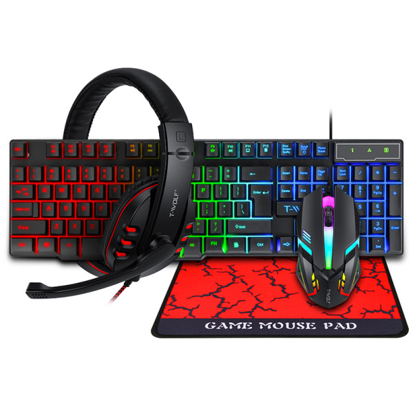 TF800 4 IN 1 - Combo Keyboard + Mouse T-Wolf TF800 4 in 1 ( Key+Mouse+Pad+Head) - 2