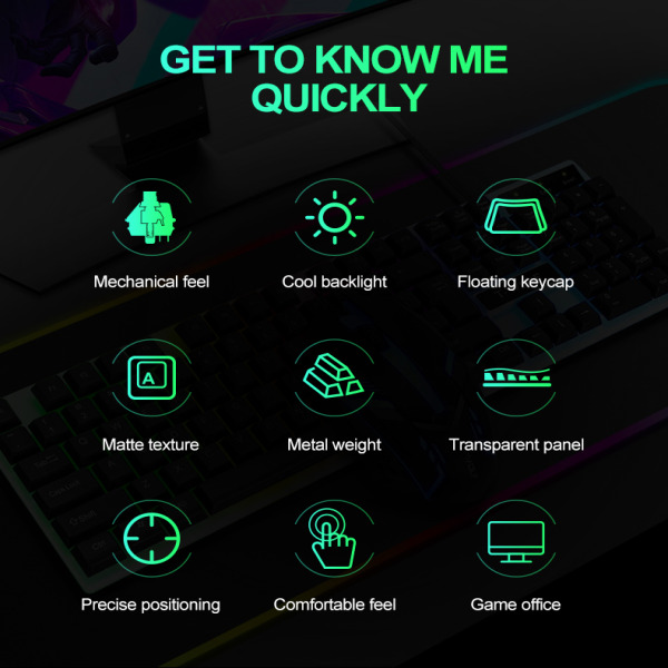 TF230 - Combo Keyboard + Mouse T-Wolf TF230 Gaming - 6