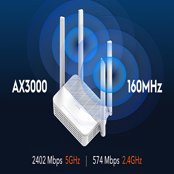 AX3000 - Router Wi-Fi 6 AX3000 - Cudy WR3000S - 3