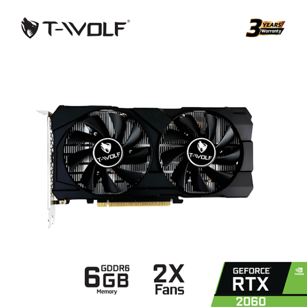 RTX 2060 - Card màn hình T-WOLF RTX 2060 6GB GDDR6 - 3