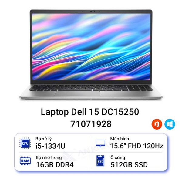 71071928 - Laptop Dell 15 DC15250 - 71071928 - 3