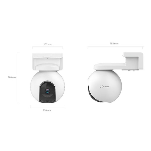EB84G - Camera Wifi quay quét dùng pin EZVIZ EB8 4G 2K - 5