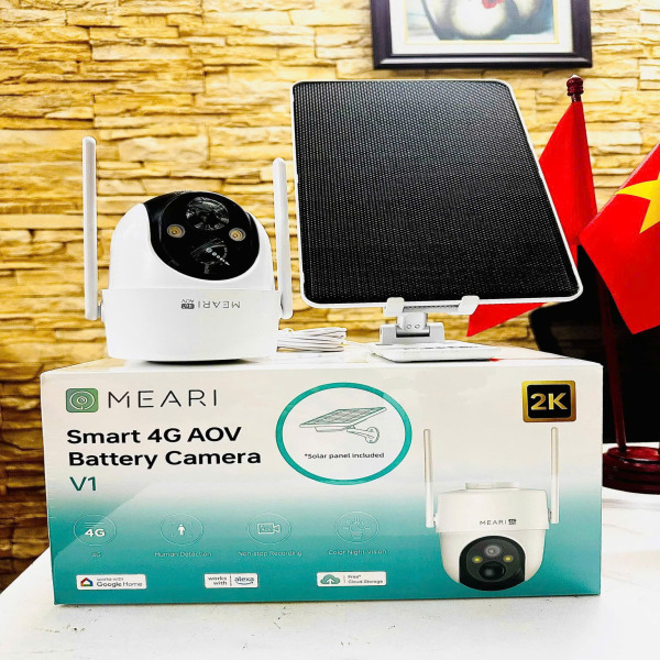 MEARIV1 - Camera MEARI V1 Tích Hợp Pin Dùng SIM 4G - 4