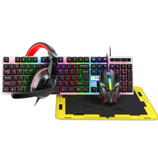 TF240 - COMBO T-Wolf TF240 Usb Game Led (Mouse Pad, Head Phone, Keyboard, Mouse) - 3