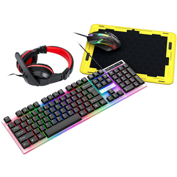 TF240 - COMBO T-Wolf TF240 Usb Game Led (Mouse Pad, Head Phone, Keyboard, Mouse) - 6