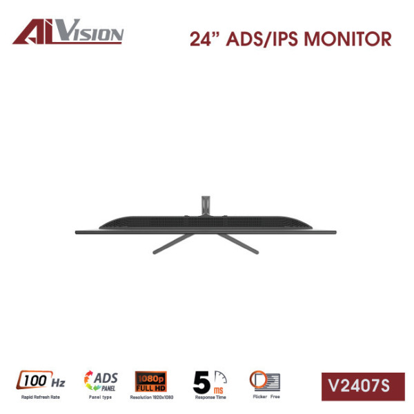 V2407S - Màn hình phẳng Aivision V2407S (24inch IPS FHD 100Hz 5ms Đen ver 2025) - 6