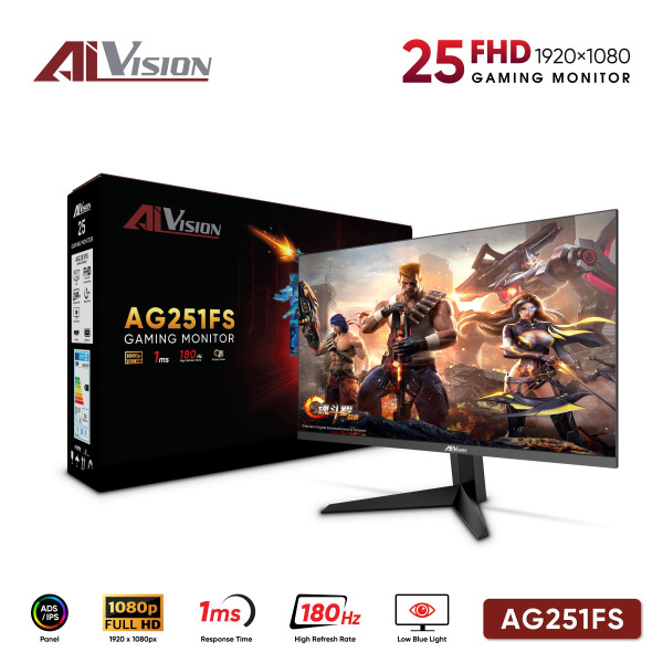 AG251FS - Màn Hình AiVision AG251FS (25inch IPS FHD 180Hz 1ms) - Đen - 2