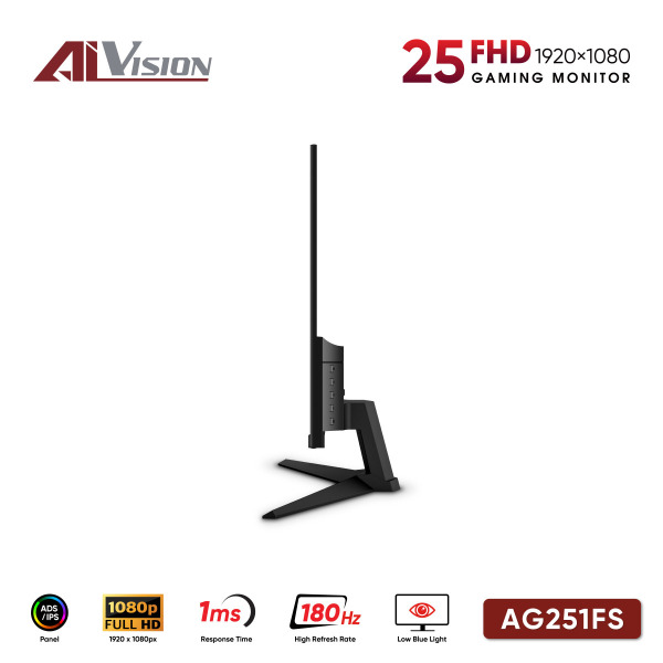 AG251FS - Màn Hình AiVision AG251FS (25inch IPS FHD 180Hz 1ms) - Đen - 4