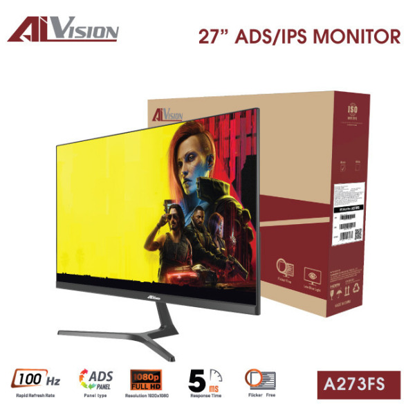 A273FS - Màn hình văn phòng AiVision A273FS (27inch FHD 100Hz 5ms) - 3