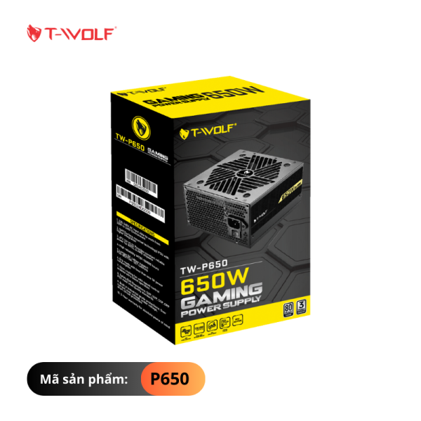 TW-P650 - Nguồn CST T-WOLF TW-P650 (650W) 80 Plus Chính hãng - 6