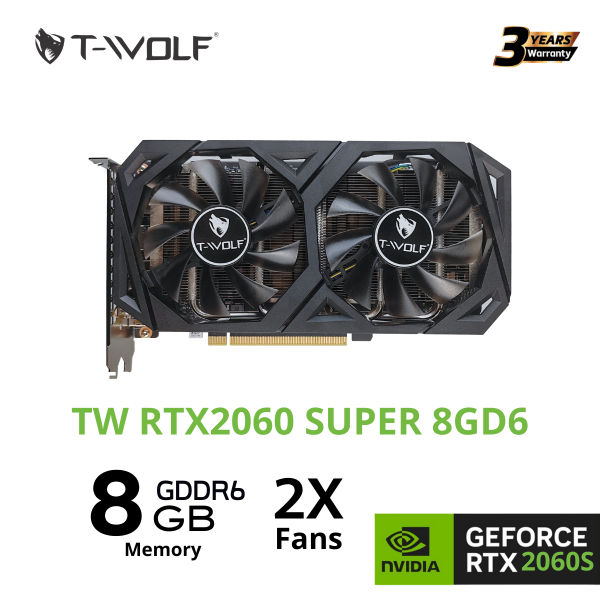 TW-RTX2060S 8G - Card màn hình T-WOLF RTX 2060 SUPER 8GB GDDR6 - 2