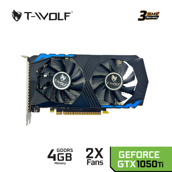 TW-GTX 1050TI - Card màn hình T-WOLF GTX 1050Ti 4GB GDDR5 (V2.0) (Bản 2 Fan) - 2