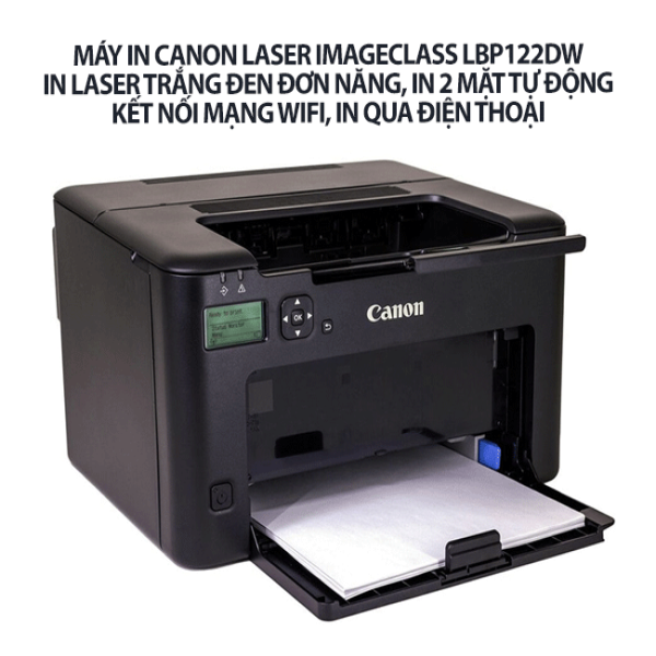 LBP122DW - Máy in laser đen trắng Canon LBP122DW (In đảo mặt| A4| A5| USB| LAN| WIFI) - 2