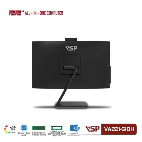 VA221-610H - Máy tính để bàn VSP All in One VA221-610H (21.45 FHD 60Hz) - 2