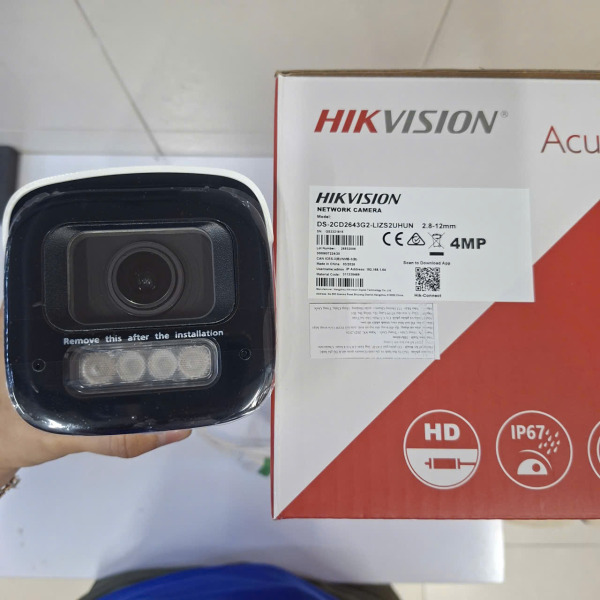 DS-2CD2643G2-LIZS2UHUN - Camera IP 4MP Hikvision DS-2CD2643G2-LIZS2UHUN - 4