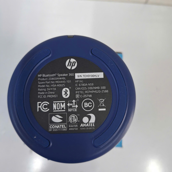 BLUETOOTH SPEAKER 360 5.0 USB-C - Loa HP Bluetooth Speaker 360 5.0 USB-C - Màu xanh dương đậm và màu bạc - 4
