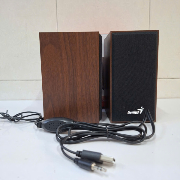 LOA SP-HF180 - LOA Genius SP-HF180 USB Wooden Stereo Speakers 2.0 vân gỗ - 2