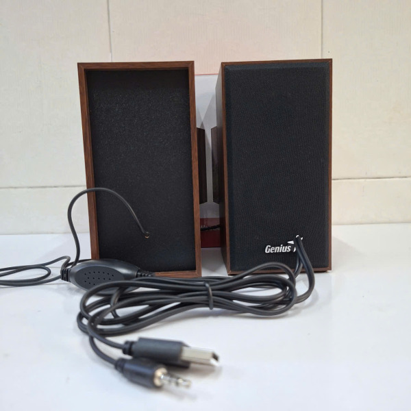 LOA SP-HF180 - LOA Genius SP-HF180 USB Wooden Stereo Speakers 2.0 vân gỗ - 3