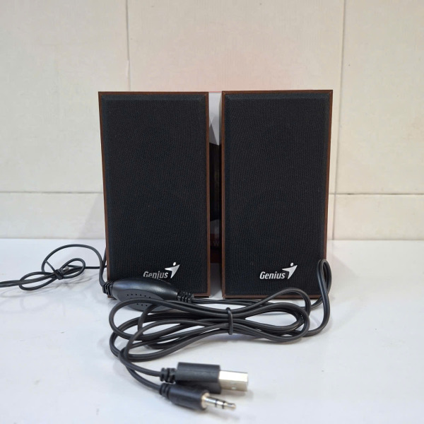 LOA SP-HF180 - LOA Genius SP-HF180 USB Wooden Stereo Speakers 2.0 vân gỗ - 5