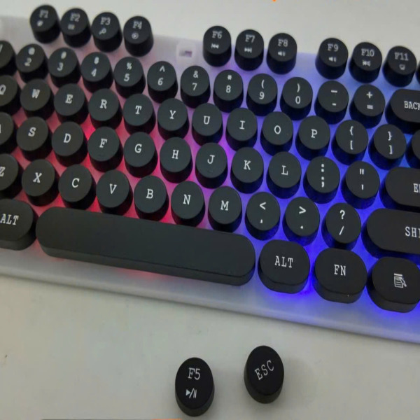 KEYBOARD T-WOLF T11 - KEYBOARD T-WOLF T11 (Black 104 key LED USB 50g 1.5m) - 3