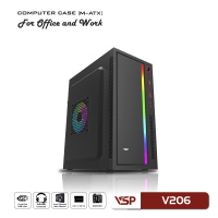 V206 - Vỏ Case Máy Tính VSP V206 - Đen