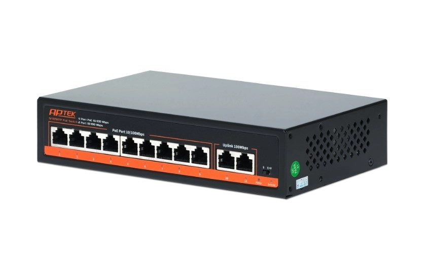 Switch 8 port PoE & 2 Uplink FE-SF1092FP APTEK