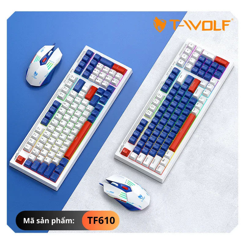 Bộ bàn phím & chuột T-WOLF TF610