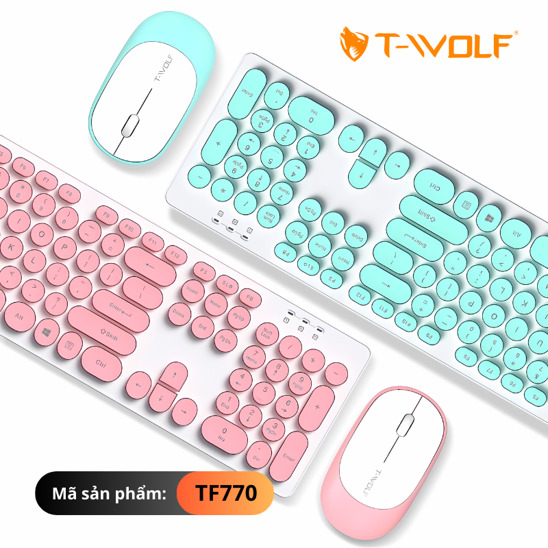 TF770 - Bộ bàn phím chuột không dây T-Wolf TF770