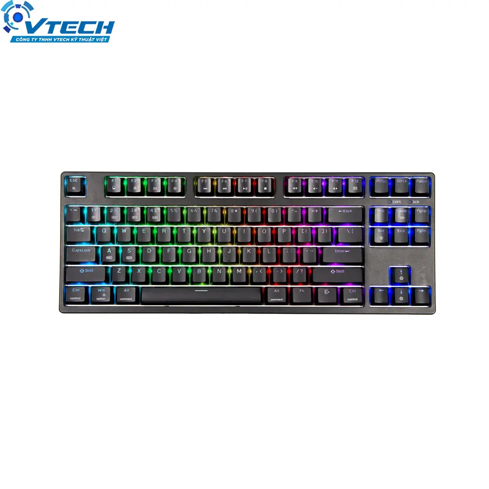 Bàn phím cơ Không dây Fuhlen T87s RGB